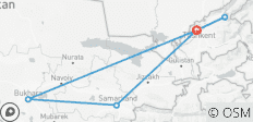  Circuito clásico a Uzbekistán - circuito privado - 6 destinos 