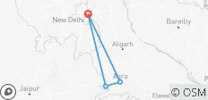  Circuit du Taj Mahal et de Fatehpur Sikri - 2 jours - 4 destinations 