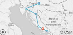  Klassisches Kroatien - Gruppenrundreise - 6 Destinationen 
