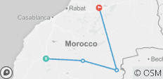  3-daagse woestijntour van Marrakech naar Fez - 4 bestemmingen 