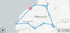  Circuito de 10 días por Marruecos desde Casablanca - 17 destinos 