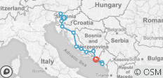  Das Adria Abenteuer - Gruppenreise - 13 Destinationen 