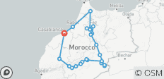  Circuit culturel de 9 jours au Maroc au départ de Casablanca (circuit privé) - 23 destinations 