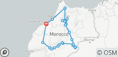  9 dagen culturele rondreis vanuit Casablanca ( Privé rondreis ) - 23 bestemmingen 