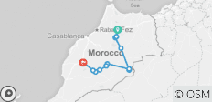  4 jours d\'excursion dans le désert de Fès à Marrakech - camp de luxe - 11 destinations 