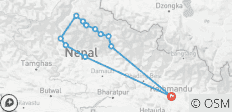  Annapurna Circuit Trek - 15 Days - 13 destinations 
