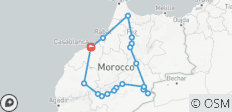  Marokko Rondreizen 6 Dagen vanuit Casablanca Marokko - 18 bestemmingen 