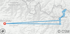  14 dagen Everest Basiskamp Trek - 11 bestemmingen 