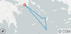 Griechenland Rundreise inkl. Athen, Paros, Naxos, Santorini - 9 Tage (Premium) - 5 Destinationen 