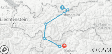  Garmisch - Meran mit Charme 8/7 - 7 Destinationen 
