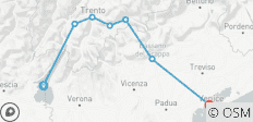  Van het Gardameer naar Venetië - 7 bestemmingen 