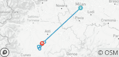  Piemont : Große Köche &amp; Große Weine erleben - Rundreise (4 Tage) - 8 Destinationen 
