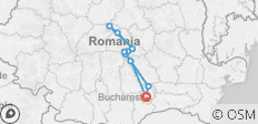  Privéreis van 4 dagen door het beste van Transsylvanië vanuit Boekarest met luchthavenvervoer - 11 bestemmingen 