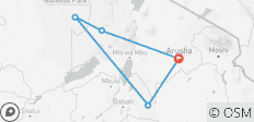  5-daagse Klassieke Tanzaniaanse Safari - 5 bestemmingen 