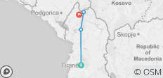  Kajakfahren und Wandern am Koman See, Valbona und Theth - 4 Tagen - 4 Destinationen 