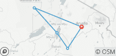  5 dagen Safari - Westbound Wildlife Migratie (alleen midden juli) - 5 bestemmingen 