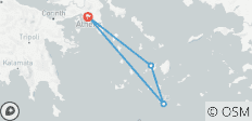  Athens, Paros &amp; Santorini - 7 Days - Standard - 4 destinations 