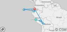  Peru, bolivia &amp; ecuador (40 destinations) - 40 destinations 