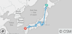  Japan Rundreise (2023) - 14 Destinationen 