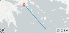  Athene &amp; Santorini Tour - 5 Dagen - Standaard - 3 bestemmingen 
