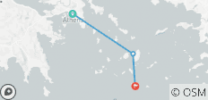  Athens, Naxos &amp; Santorini Tour - 6 Days - Standard - 3 destinations 