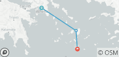  Athens, Naxos &amp; Santorini Tour - 6 Days - Standard - 3 destinations 