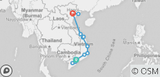  Vietnam Panorama - 14 Destinationen 