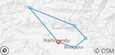  Kathmandu-Shivapuri-Nagarkot Wandeling - 6 bestemmingen 