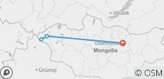  Trekking im Altai-Gebirge der Mongolei - 5 Destinationen 