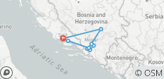  Bosnien Entdeckungsreise - ab Split (4 Tage) - 10 Destinationen 