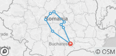  Das mittelalterliche Siebenbürgen: Tagesausflüge ab Bukarest - 3 Tage - 9 Destinationen 