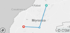  Sahara-Wüstenrundreise - Fes &amp; Marrakech (3 Tage) - 3 Destinationen 