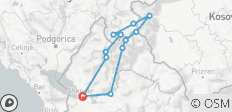  De bergtoppen van de Balkan - trektocht door Albanië, Kosovo &amp; Montenegro - 12 dagen - 12 bestemmingen 