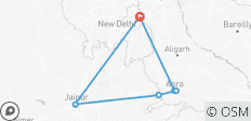  2 Nuits 3 Jours Delhi Agra Jaipur - Triangle d\'Or - 6 destinations 