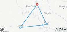  Circuit privé du Triangle d\'Or - 5 jours (Delhi-Agra-Jaipur) - 6 destinations 