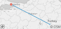  Kurzreise Kappadokien mit Flug von Istanbul - 2 Tage - 3 Destinationen 