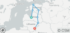  Impressions baltes - 11 jours (Riga - Tallinn - Vilnius) - 7 destinations 