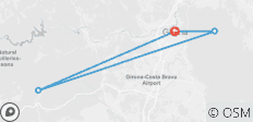  Klassische Radtour von Girona - 3 Destinationen 