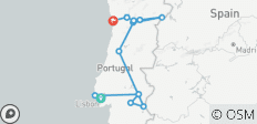  Hoogtepunten charmant Portugal - 10 dagen - 12 bestemmingen 
