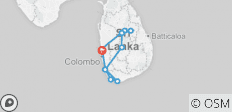  Sri Lanka Entdeckungsreise - 8 Tage - 11 Destinationen 
