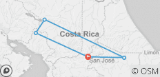  Ontdek, Vaar op Vlotten en Wandelen in Costa Rica - 4 bestemmingen 