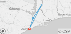  Wochenendtrip (Volta Region) - 4 Destinationen 