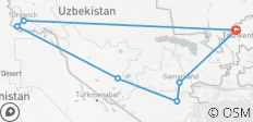  Usbekistan: das Herz des Tamerlanes Reich - 7 Destinationen 