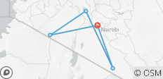  7 Tage Kenia Masai Mara und Amboseli Safari - 5 Destinationen 