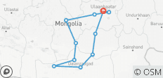  Treasures of Mongolia - 11 destinations 