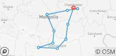  Schätze der Mongolei - 11 Destinationen 