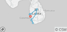  Rondreis Sri Lanka 06 Nachten 07 Dagen - 6 bestemmingen 