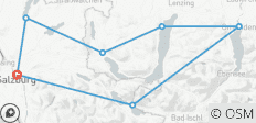  Salzkammergut Radweg - Klassische Tour, Kategorie A - 7 Destinationen 