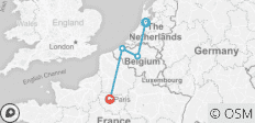  From Amsterdam to Paris AR - 4 destinations 
