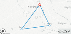  4 Day Golden Triangle Tour - Delhi Agra Jaipur Tour - Taj Mahal Sunrise/Sunset - 4 destinations 